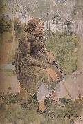 Ilia Efimovich Repin Humpback people oil on canvas